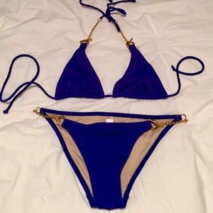Royal blue VS bikini set XS